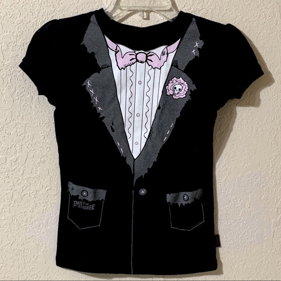 The Strange Goth Prom Tuxedo Shirt 